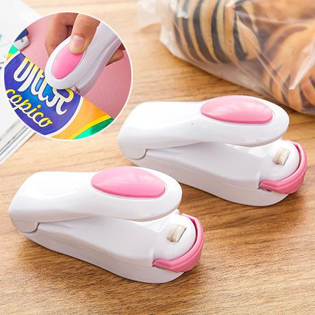 Household Portable Food Sealing Machine Clips Plastic Bag Small Hand Press