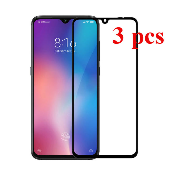 3PCS Bakeey Anti-Explosion Full Cover Full Glue Tempered Glass Screen Protector for Xiaomi Mi9 SE