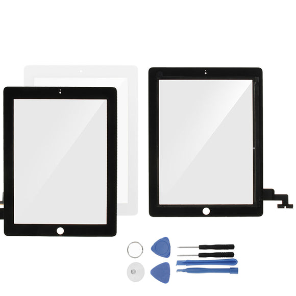 Touch Screen Digitizer Glass Replacement +Tools for iPad 2 A1395 A1396 A1397