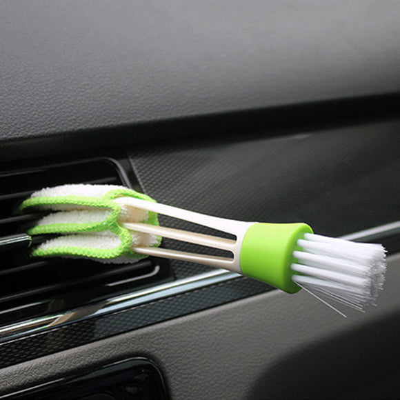 Multi-functional Car Air Conditioning Vent Shutters Cleaning Brushes Dashboard Crevice Sponge