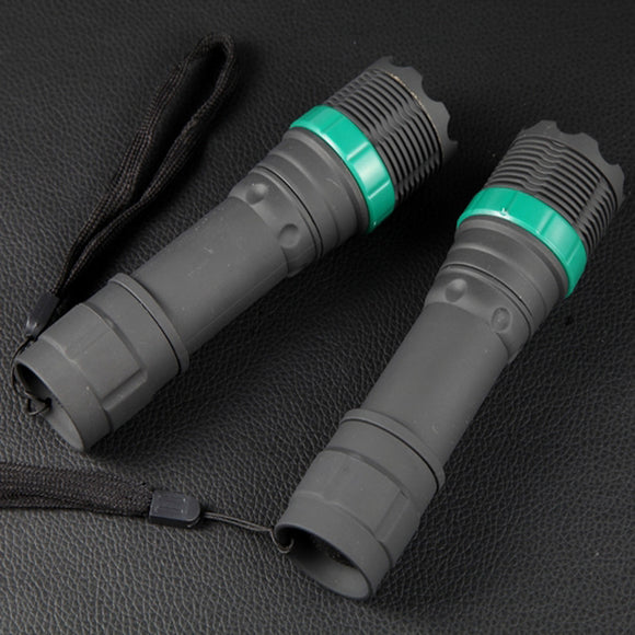 XANES 240 Lumens Flashlight Adjustable Focus Outdoor Hunting Torch Light Portable Work Lamp