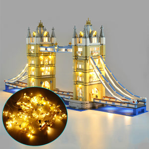 DIY LED Light Lighting Kit ONLY For LEGO 10214 London Tower Bridge Building Block Bricks Toy