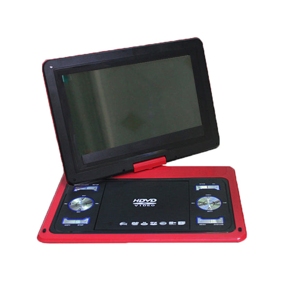 13.8 Inch Portable 180 Degree Rotation DVD Player with Gamepad Remote Control