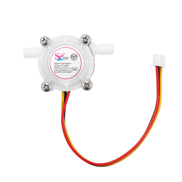 YF-S401 Water Coffee Flow Sensor Switch Meter Flowmeter Counter 0.15-3L/min