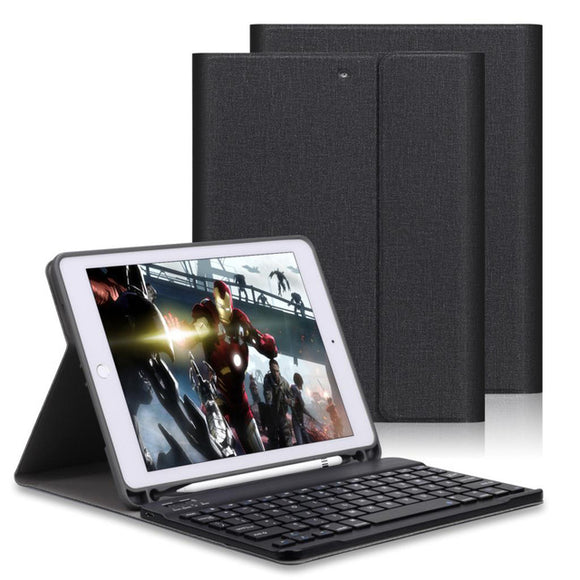 Auto Sleep Detachable bluetooth Wireless Keyboard Kickstand Tablet Case With Pencil Holder For iPad Pro 10.5 Inch 2017/iPad Air 10.5 Inch 2019