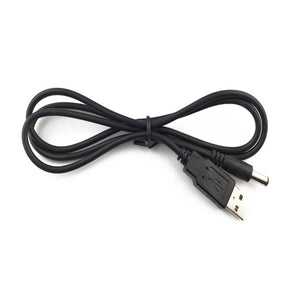 1.5m USB Male Plug to DC 5.5/2.1mm Male Plug Power Adapter Charging Cable Wire