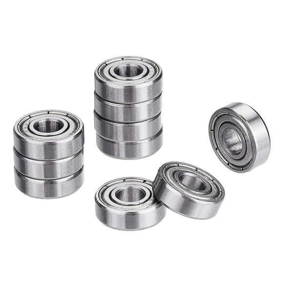 Machfit 10pcs MR85ZZ 695ZZ Bearing I.D 5mm Steel Double Shielded Miniature Deep Groove Ball Bearing