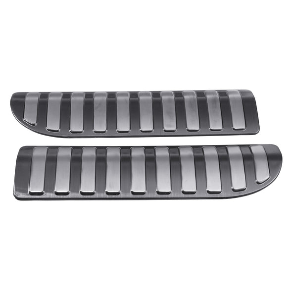 2Pcs Car Stainless Steel Rear Tailgate Boot inserts Cargo Trunk Scuff Plates For Range Rover Sport L494 14-18