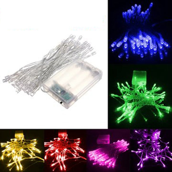 4M 40 LED Battery Powered Christmas Wedding Party String Fairy Light