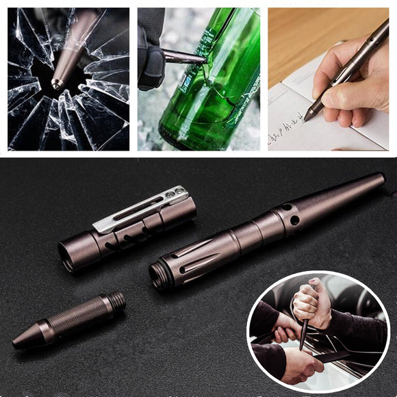 IPRee Portable EDC Tactical Pen Aluminum Alloy Outdoor Self Defense Camping Emergency Tools