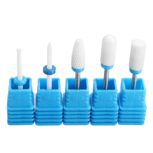 Ceramic Beauty Gel Removal Nail Drill Bits Manicure Tools Cuticle Cleaner