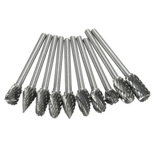 6mm Tungsten Steel Solid Carbide Burr PCB CNC Tool for Rotary Tool Drill Grinding Head