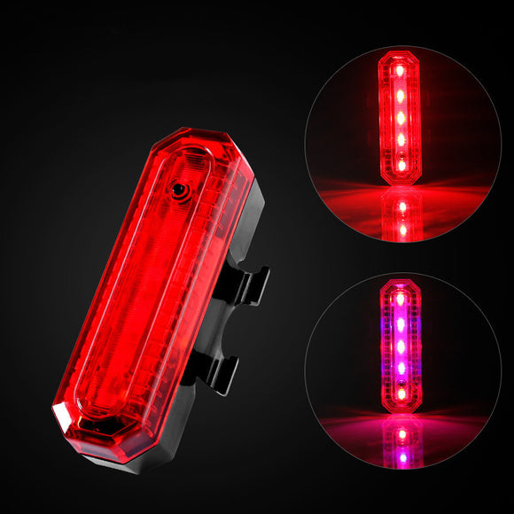 XANES TL17 Bike Bicycle USB Warning Tail Light Waterproof Cycling Scooter Motorcycle E-bike Tailligh