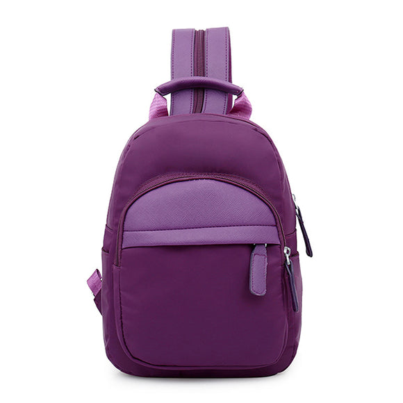 Multifunctional Women Casual Nylon Crossbody Bag Backpack Chest Bag