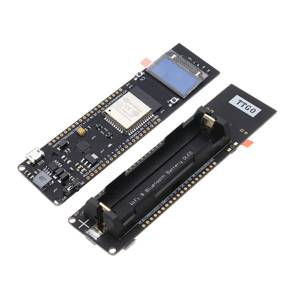 Wemos TTGO ESP32 WiFi + bluetooth 18650 Battery Protection Board 0.96 Inch OLED Development Tool