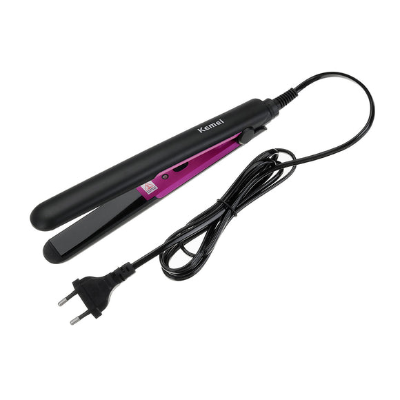 KEMEI Hair Straightener Styling Flat Ceramic Tourmaline Plate Perm Hairdress Tools