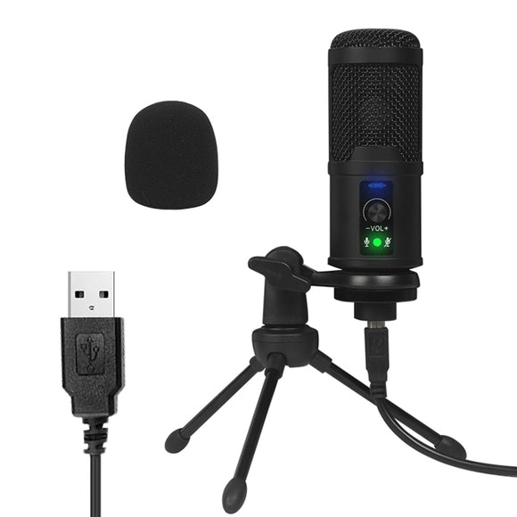 Bakeey BM-65 Profession Studio USB Microphone Karaoke Singing Laptop Recording Condenser Microphone for PC Computer Gaming Stream Mic