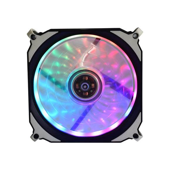 Geek 12cm RGB LED Light Computer Case Cooling Fan Support PC Software Control