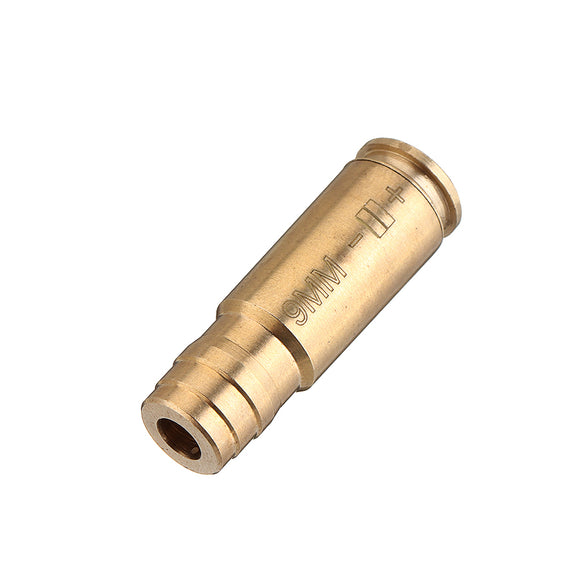 9MM Laser Bore Sighter Red Dot Sight Brass Cartridge Boresighter Caliber