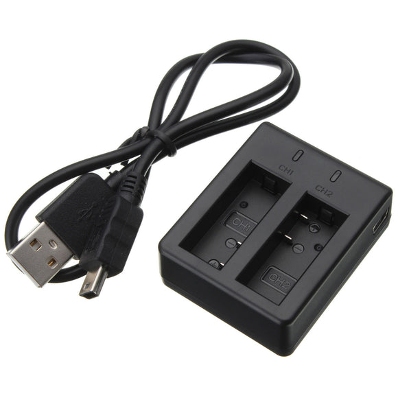 USB Dual Car Battery Charger For SJCAM Battery