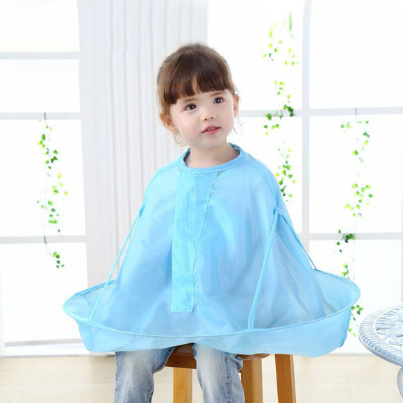 3 Colors Kids Shampoo Apron Bib Barber Hairdressing Supplies Cape Hair Clippers Cape Barber Cloth