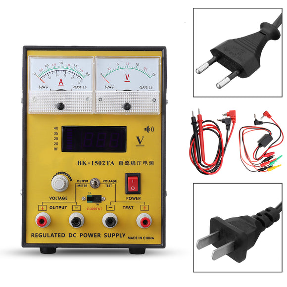 110V/220V 15V 2A Portable Digital LED DC Power Supply Adjustable Regulator EU Plug/US Plug