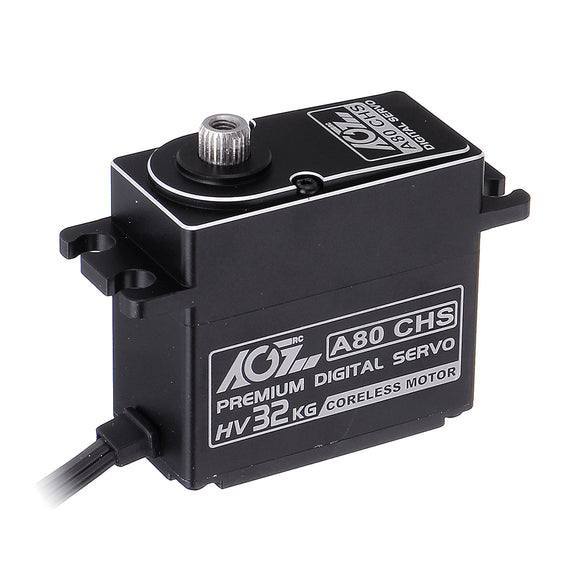 AGF A80CHS 32kg HV Coreless Metal Gear Digital Servo For 450-600 Class Head-Locking RC Helicopter RC Car Robot