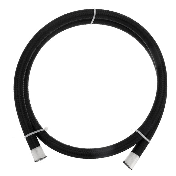 Fuel Oil Line Nylon Braided PTFE / Teflon Hose 1M 6-AN AN6 3.3FT for Petrol Oil Di