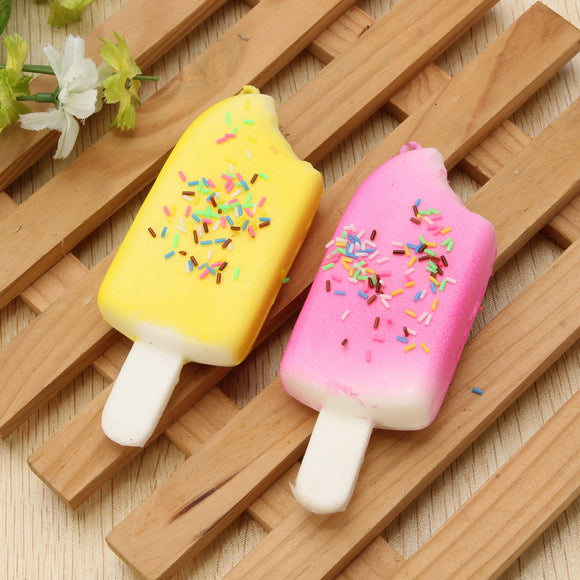 11cm Ice Lolly Popsicle Squishy Charm PU Phone Strap Decor Random Color Gift