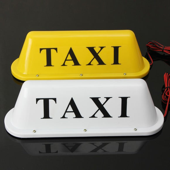 Waterproof Taxi Magnetic Base Roof Top Car Cab LED Sign Light Lamp