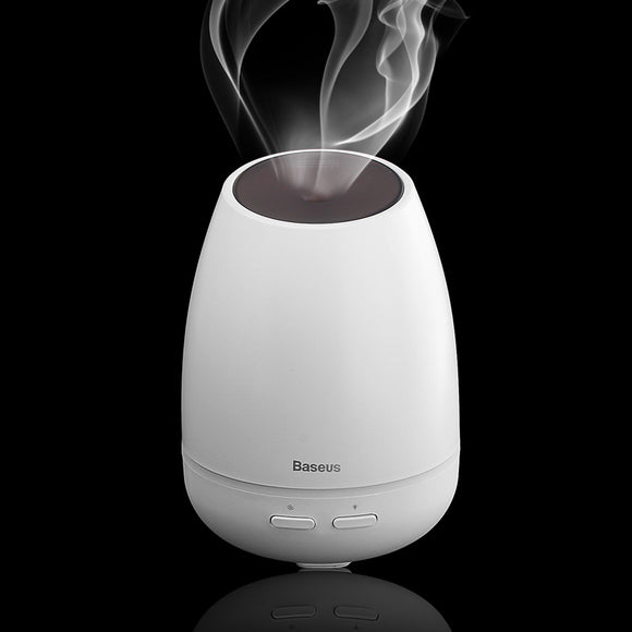 Baseus Aromatherapy Diffuser Creamy-white Aroma Essential Oil Humidifier with 7 Color Light for Home Office Car