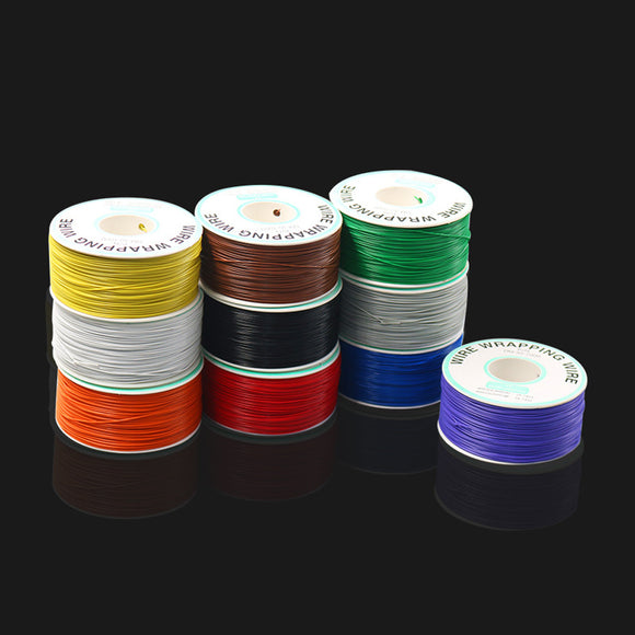 250m 30AWG Red/Black/Yellow/Blue/Green/White/Purple/Orange OK Line PCB Jumper Cable