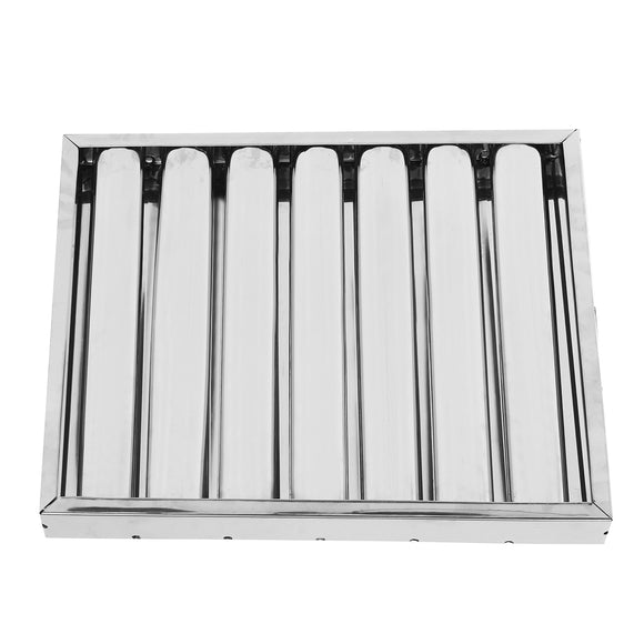 40x50x5cm Hood Baffle Grease Filter Stainless Steel Kitchen Equipment