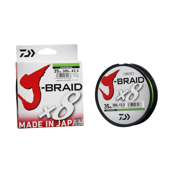 Daiwa J-BRAID 8A 150M Grass Green Fishing Line 8 Wire Braid Line Monofilament 10-60lb High Strength