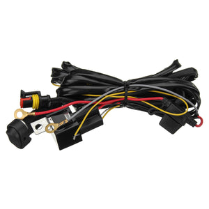 12V 40A LED Fog Lights Wiring Harness Switch On/Off For BMW R1200GS F800GS/ADV