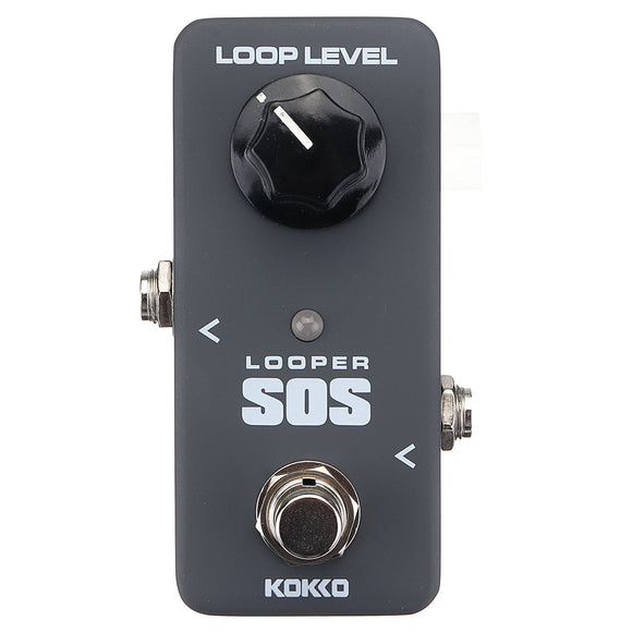 KOKKO FLP2 Mini Looper SOS Guitar Effects Pedal with 5 mins Loop Time