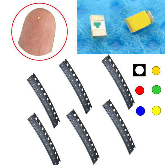 10 pcs 0402 Colorful SMD SMT LED Light Lamp Beads For Strip Lights