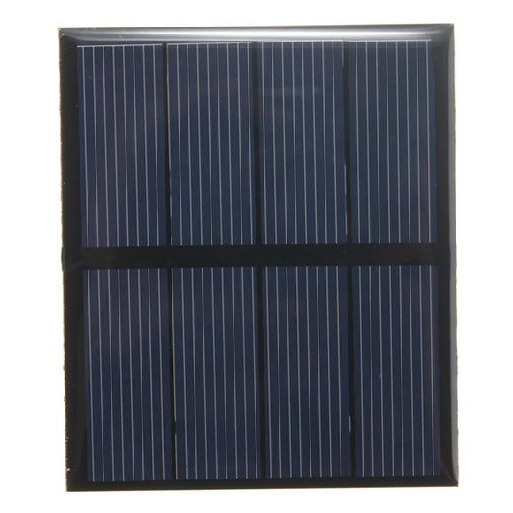 2V 0.6W 300MA 82x70x3.0MM Polycrystalline Silicon Solar Panels Epoxy