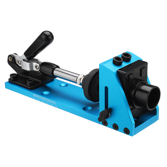 Drillpro Woodworking Pocket Hole jig System 9.5mm Hole Guide with Toggle Clamp Dust Removal Port