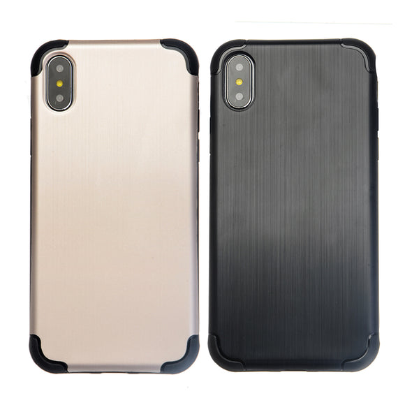 Brushed Finish Shockproof Protective Case For iPhone X