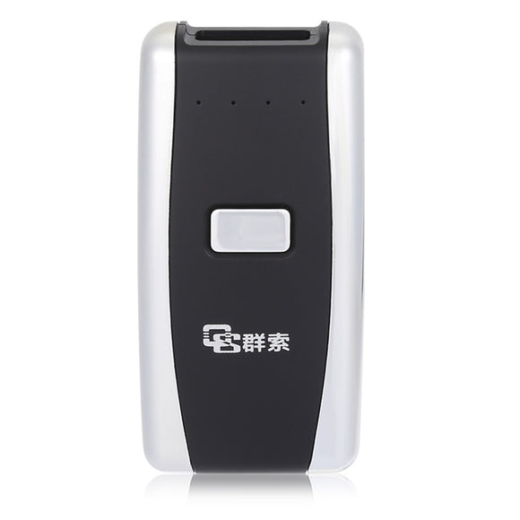 QS S01 Red Light Mini Wireless bluetooth 4.0 Barcode Scanner USB Rechargeable Support iOS Android
