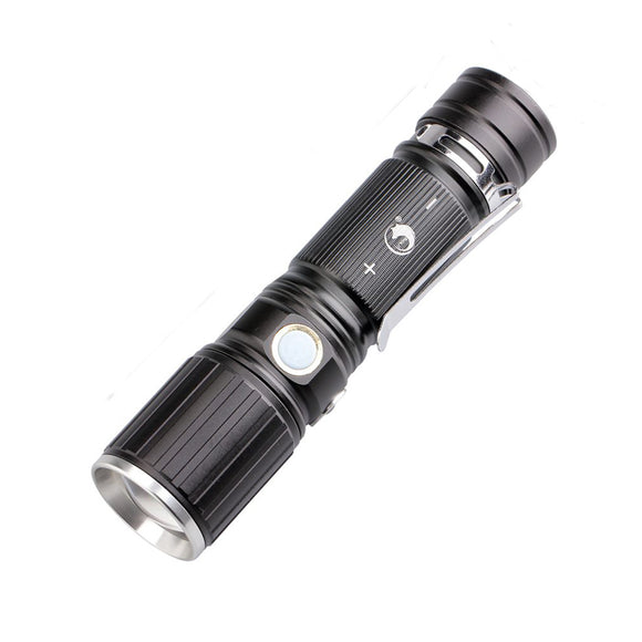 U King ZQ-X1068  T6 1000LM Zoomable Rechargeable LED Flashlight 18650