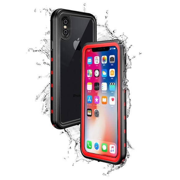 Bakeey IP68 Certified Waterproof Case For iPhone X Underwater 2m/Snowproof