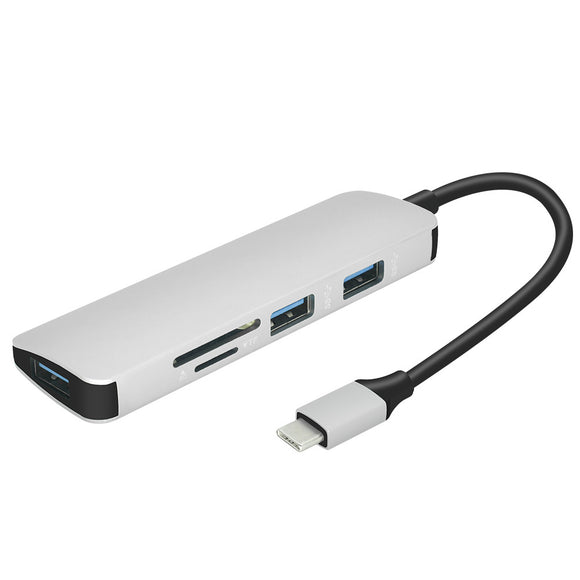 Bakeey 5 in1 Type C to Micro SD TF Card Reader Adapter For Macbook Tablet Laptop S10+ Note10
