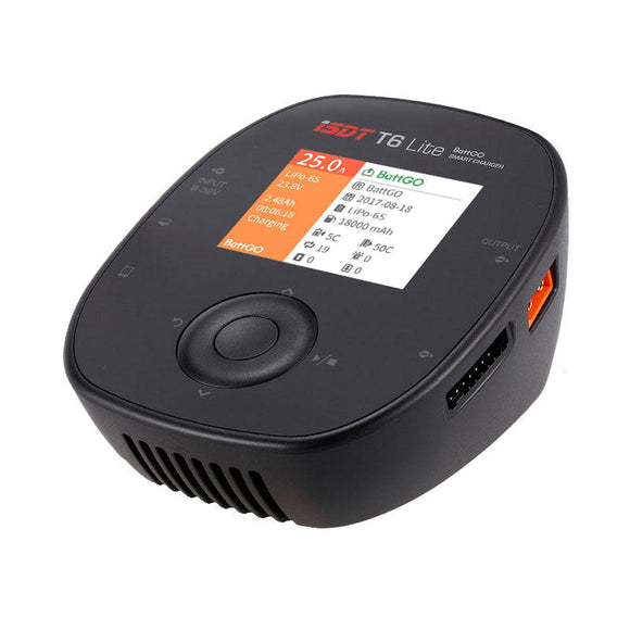ISDT T6 Lite 600W 25A Smart Battery Balance Charger for 2S-6S Lipo Battery