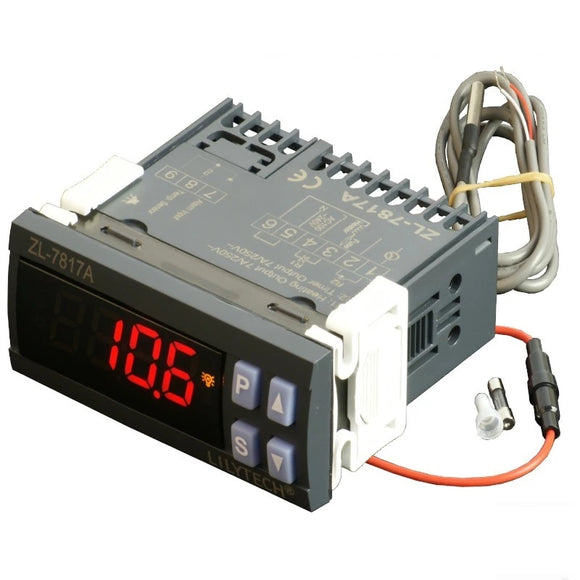 LILYTECH ZL-7817A PID Temperature Controller Thermostat with Integrated SSR 100-240Vac Power Supply CE ISO