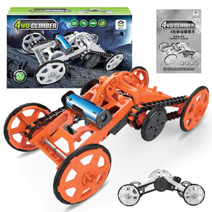SUBOTECH DIY 005 Four Wheel Drive Climbling Car Robot Model Toys For Kids Educational Puzzle