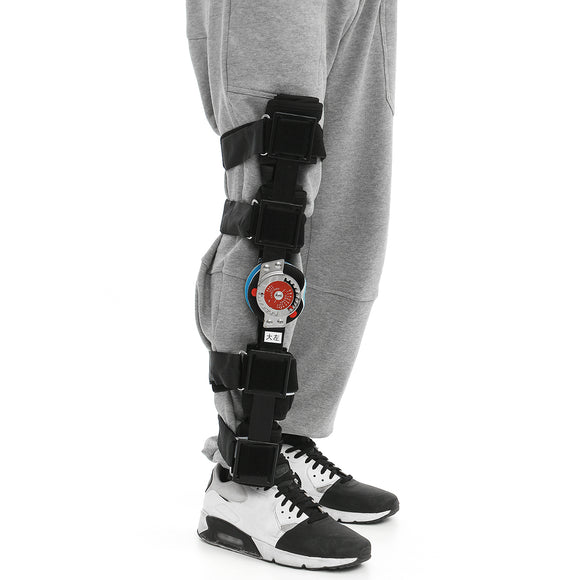 Adjustable Hinged Knee Brace ROM Knee Immobilizer Brace Support  Orthopedic Leg Braces for Patella Orthosis