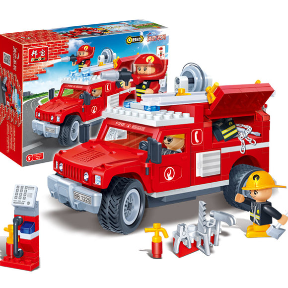 BanBao 8316 Fire Fighting Truc 242PCS Blocks Toys Building Educational Bricks Compatible With Le go