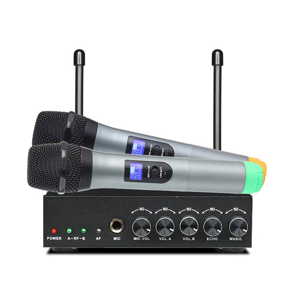 Bakeey S-10 Portable Karaoke bluetooth Wreless Dynamic microphone Handheld Mic for Party Karaoke Church Show Meeting